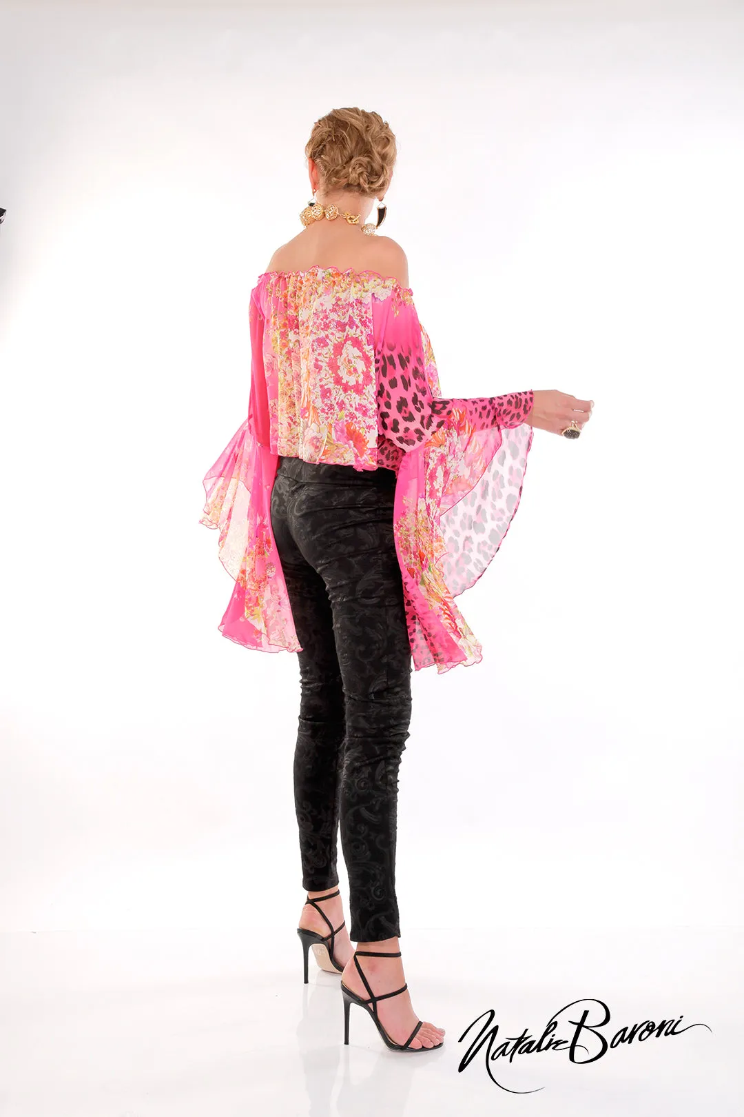 Poet Sleeve Top - Venezia