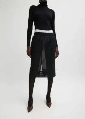 PRESALE ONLY Tibi Power Mesh Skirt