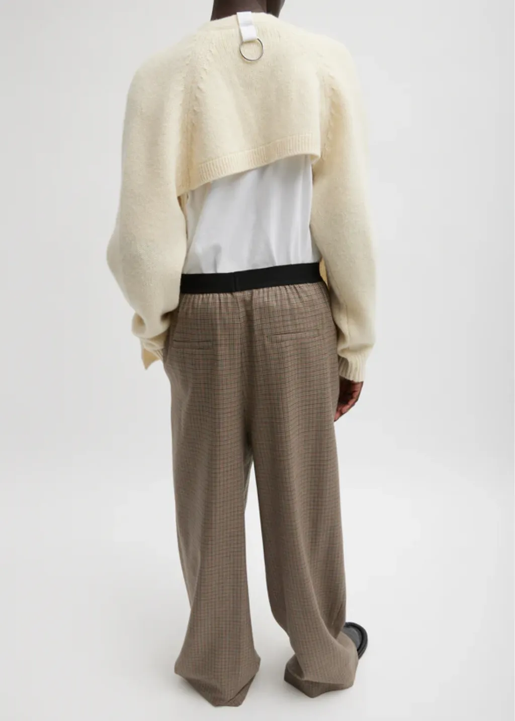 PRESALE ONLY Tibi Thomas Menswear Check Marit Pullon Pant