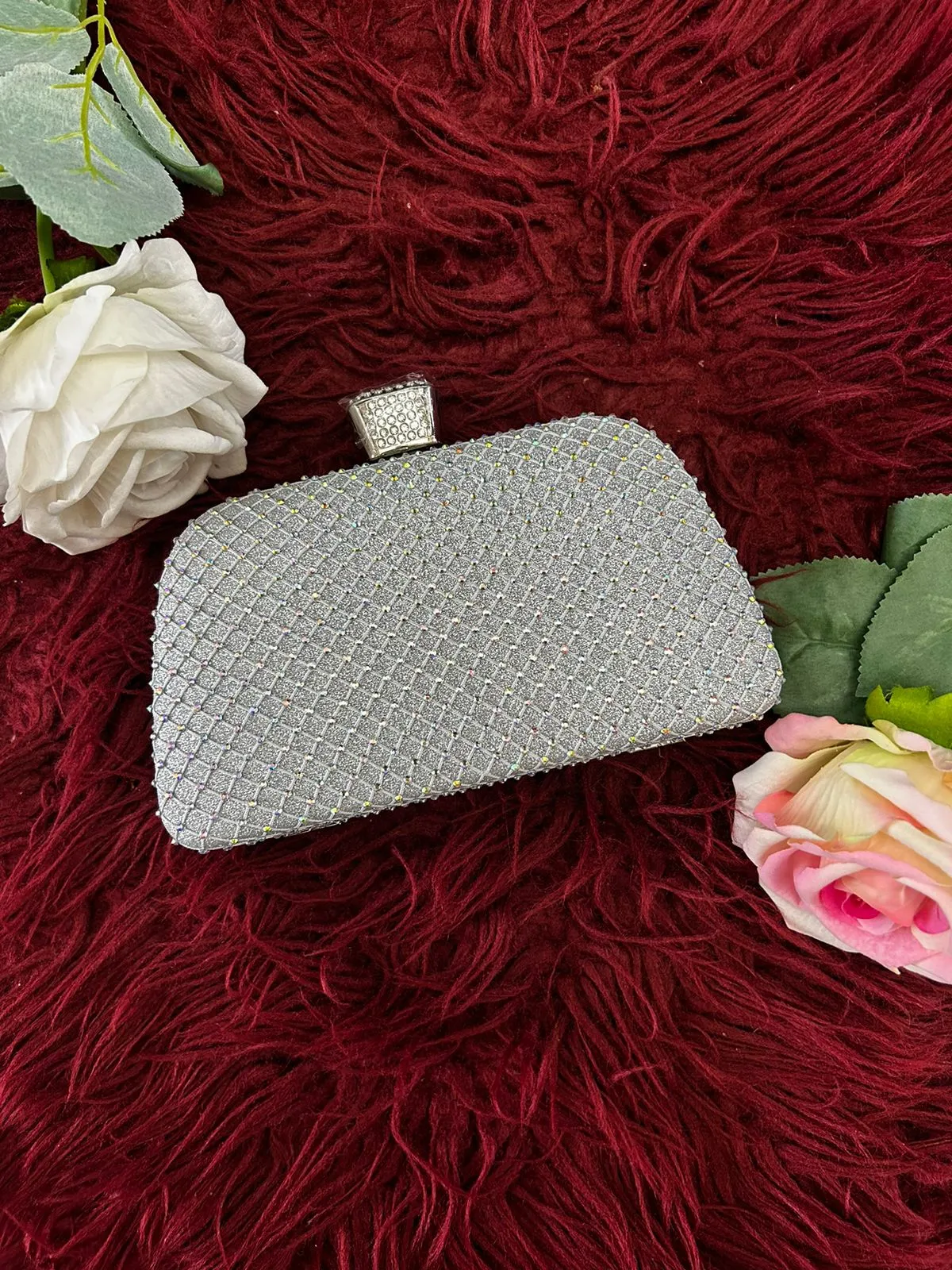 Rectangle shaped clutch bag