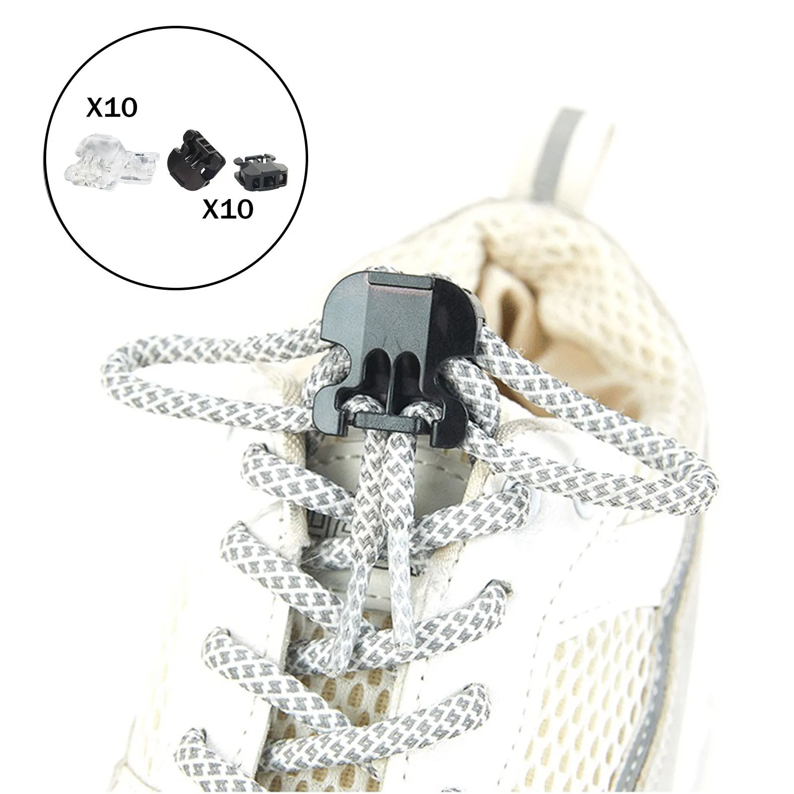 Spring Shoe Laces Lock