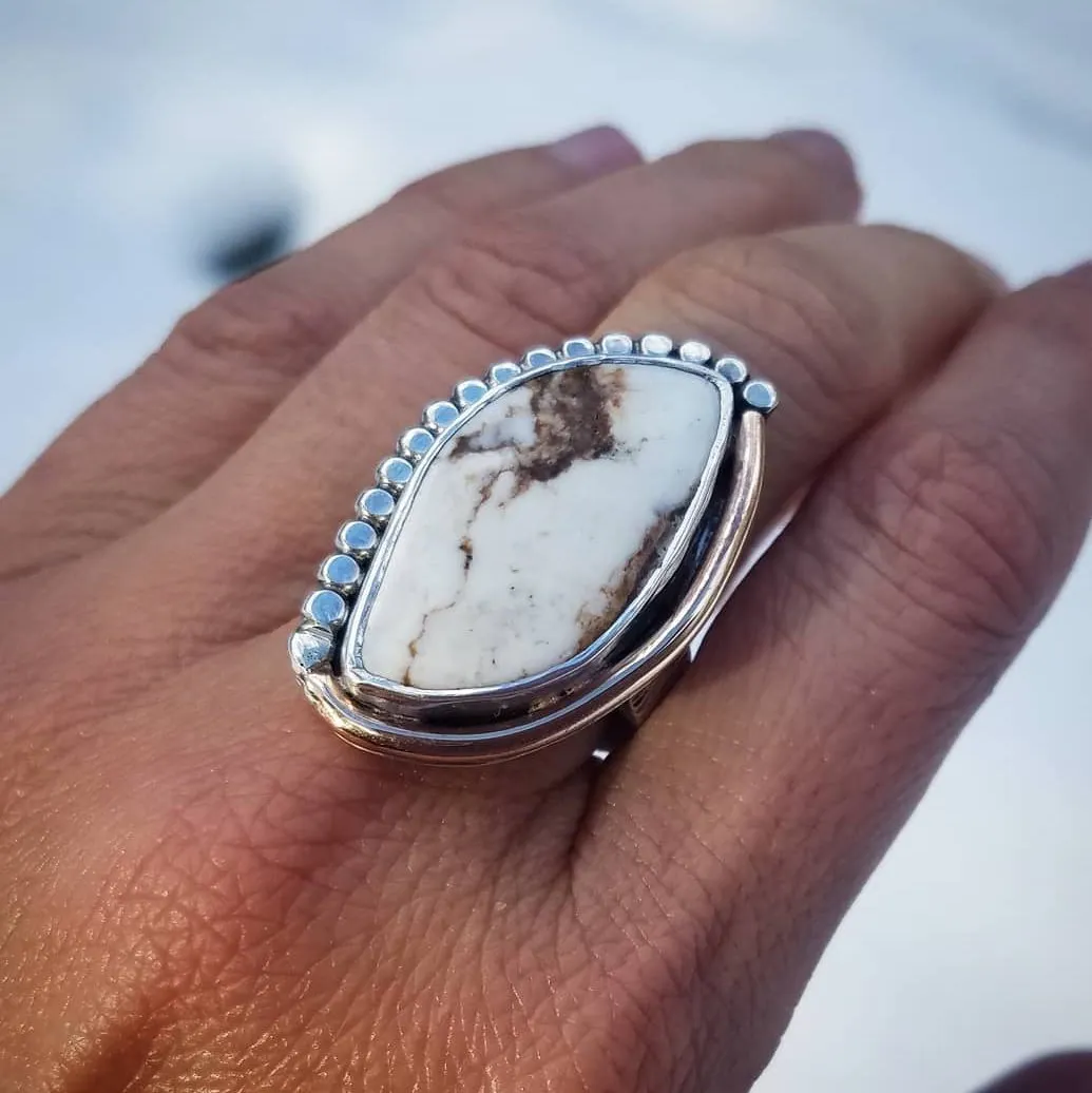 Wild Horse Turquoise Cowgirl Ring