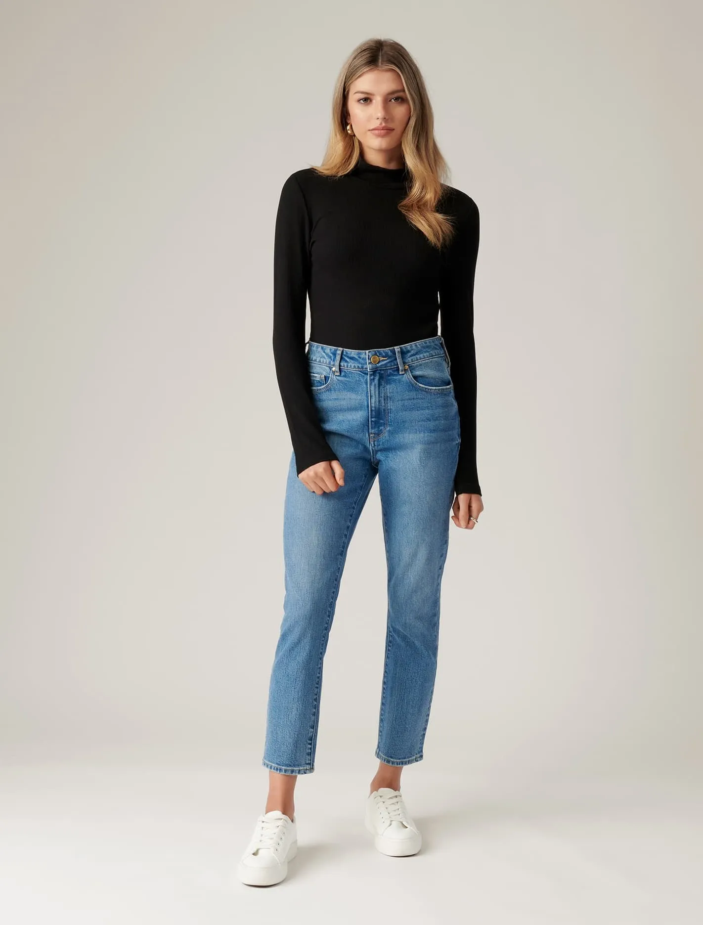 Winona Rib Long Sleeve Top